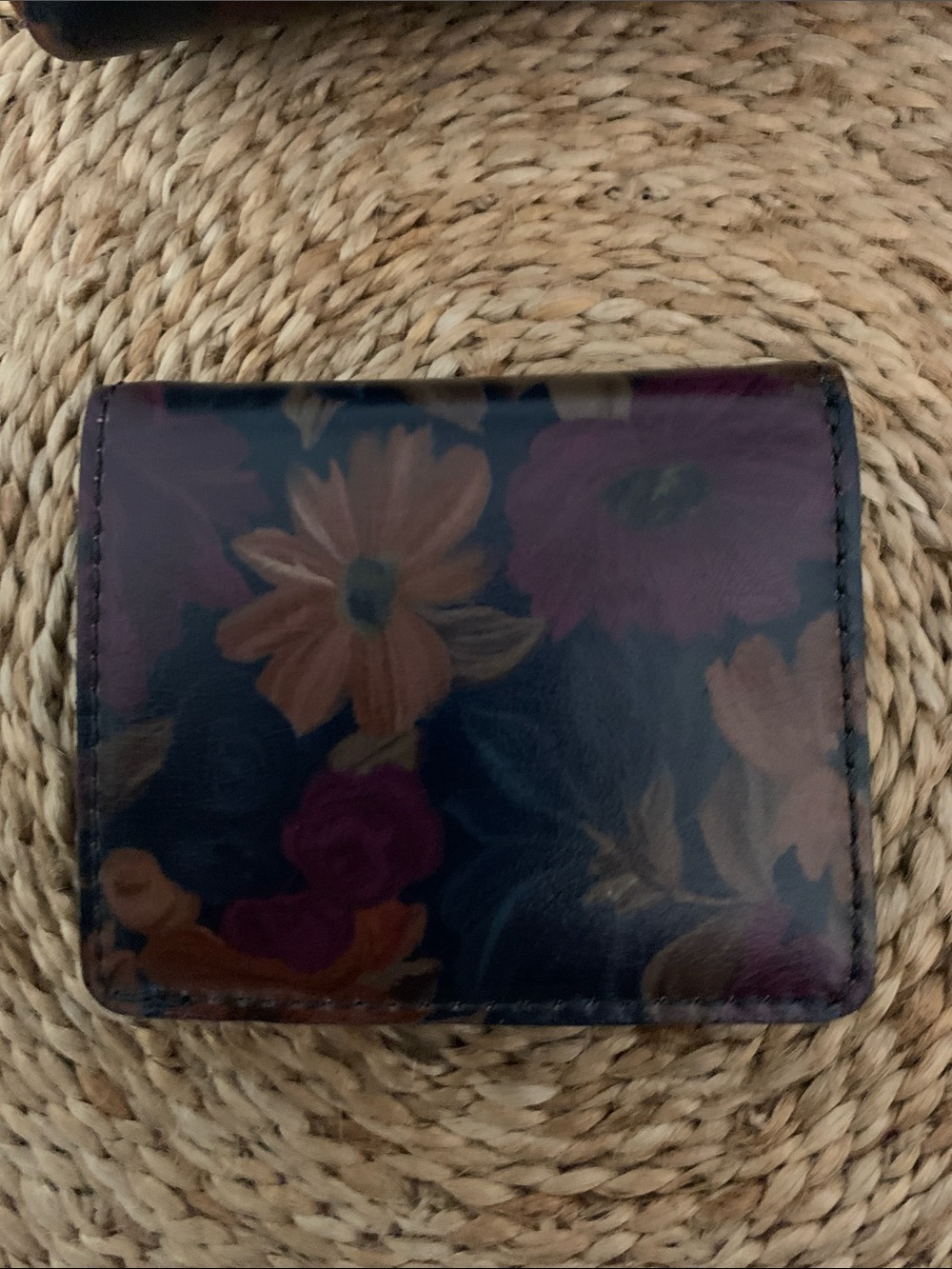 Patricia Nash Peruvial Painting Floral pencil wristlet clutch & RFID wallet - Picture 5 of 10
